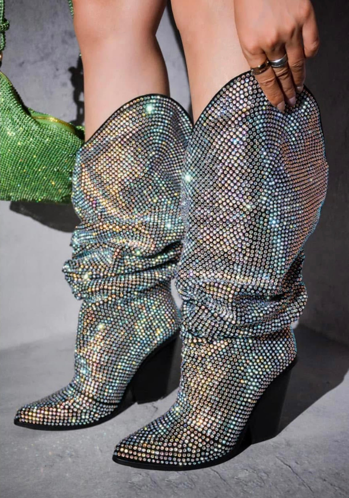 Shimmer boots